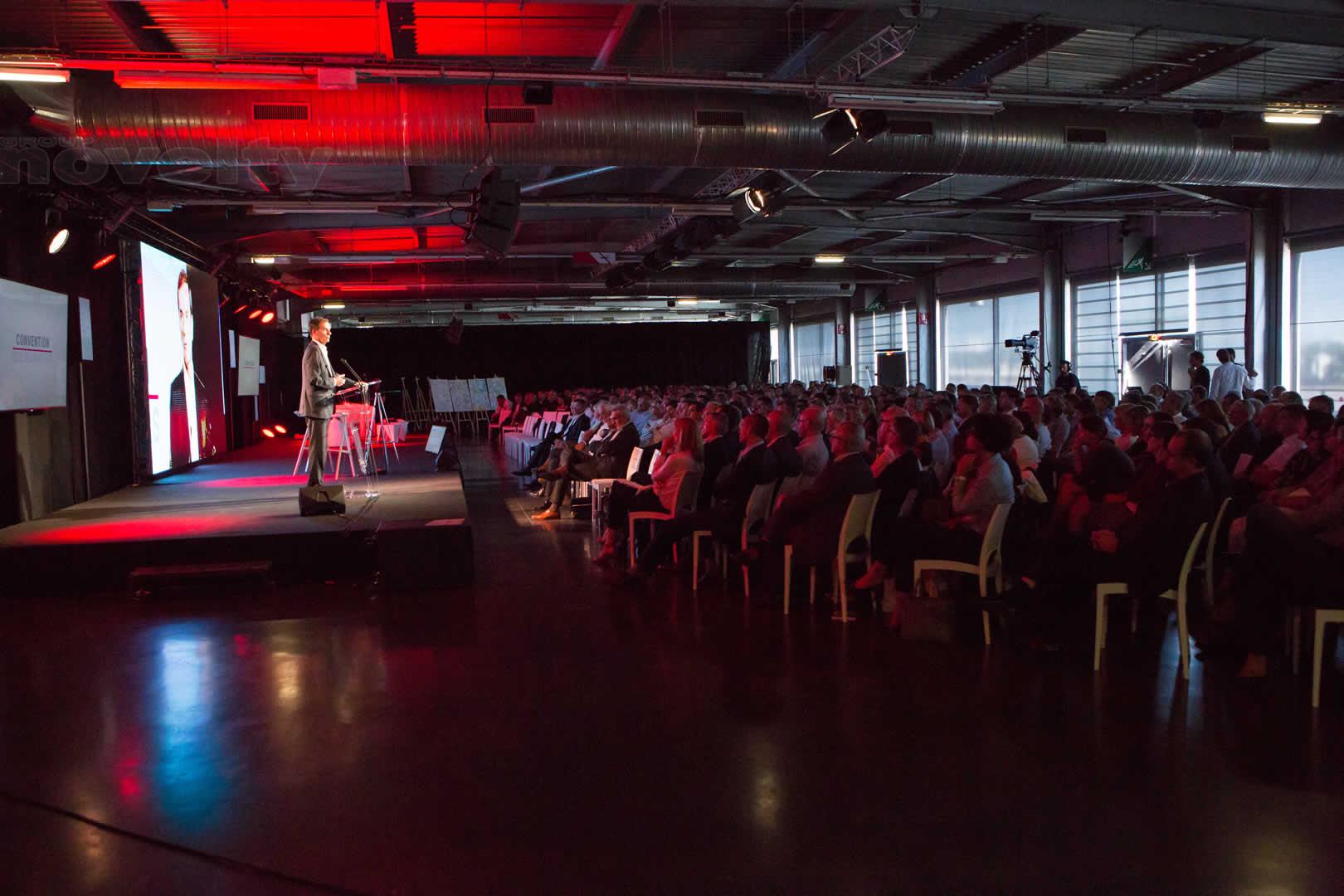 Visuel Convention Caisse d'Epargne Bordeaux pour Au-Dela Evenement